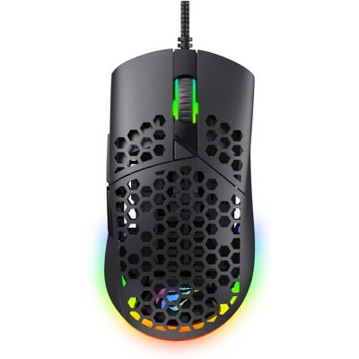 Havit MS1036 Ambidextrous RGB Kabelgebundene Gaming-Maus Havit MS1036 Ambidextrous RGB Kabelgebundene Gaming-Maus