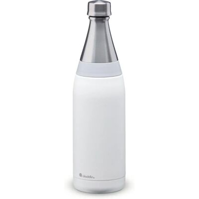 Bouteille d'eau en acier inoxydable Aladdin Fresco Thermavac 0,6L Blanc Flocon de Neige - Publicité Bouteille d'eau en acier inoxydable Aladdin Fresco Thermavac 0,6L Blanc Flocon de Neige - Publicité