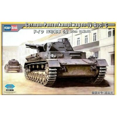 Hobby Boss Panzer IV Ausf C Modellbyggsats - Militär 1/35 Hobby Boss Panzer IV Ausf C Modellbyggsats - Militär 1/35