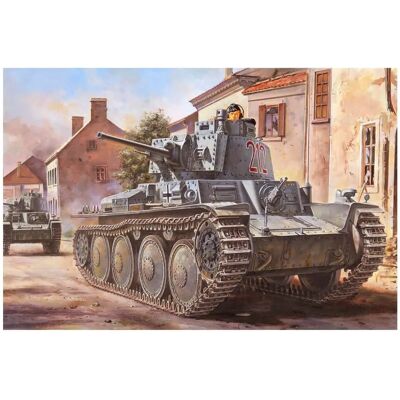Hobby Boss Deutscher Panzer Kpfw.38 (t) Ausf.B 1/35 Modellbausatz Hobby Boss Deutscher Panzer Kpfw.38 (t) Ausf.B 1/35 Modellbausatz