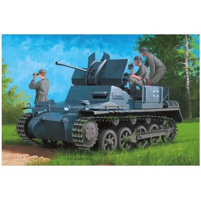 Hobby Boss Militärmodellkit - Flakpanzer 1aw Munitionsanhänger - 1:35 Hobby Boss Militärmodellkit - Flakpanzer 1aw Munitionsanhänger - 1:35