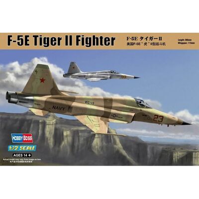 Hobby Boss F-5E Tiger II avion - Maquette 1/72 - Publicité Hobby Boss F-5E Tiger II avion - Maquette 1/72 - Publicité
