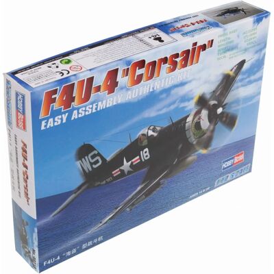 Hobby Boss Vought F4U-4 Corsair - Maßstab 1:72 - Modellbausatz Flugzeug Hobby Boss Vought F4U-4 Corsair - Maßstab 1:72 - Modellbausatz Flugzeug