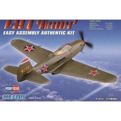 Kit Maquette Bell P-39Q Airacobra - Échelle 1/72 - Publicité Kit Maquette Bell P-39Q Airacobra - Échelle 1/72 - Publicité
