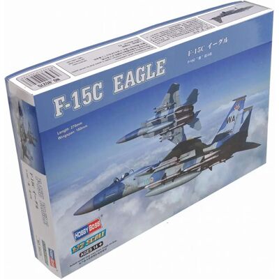 Hobby Boss McDonnell Douglas F-15C Eagle 1:72 - Zestaw modelu samolotu Hobby Boss McDonnell Douglas F-15C Eagle 1:72 - Zestaw modelu samolotu