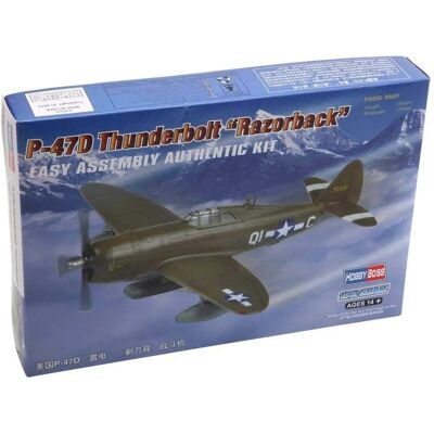 Zestaw modelarski Hobby Boss P-47D Thunderbolt - Skala 1:72 Zestaw modelarski Hobby Boss P-47D Thunderbolt - Skala 1:72