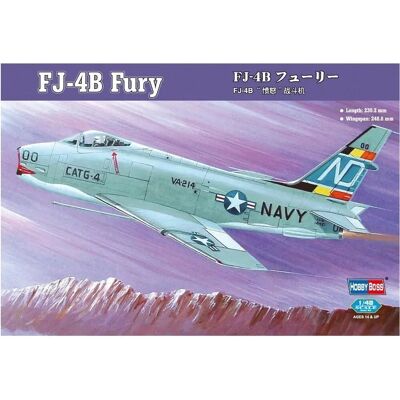 Maquette d'avion Hobby Boss FJ-4B Fury - Échelle 1:48 Maquette d'avion Hobby Boss FJ-4B Fury - Échelle 1:48