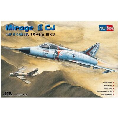 Hobby Boss Dassault Mirage IIICJ 1:48 - Modellbausatz Hobby Boss Dassault Mirage IIICJ 1:48 - Modellbausatz