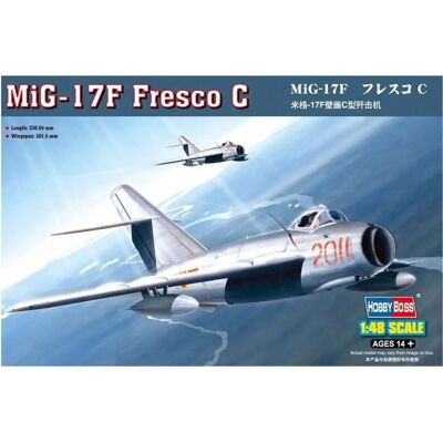 Hobby Boss Mikoyan MiG-17 Fresco C Model samolotu 1:48 Hobby Boss Mikoyan MiG-17 Fresco C Model samolotu 1:48