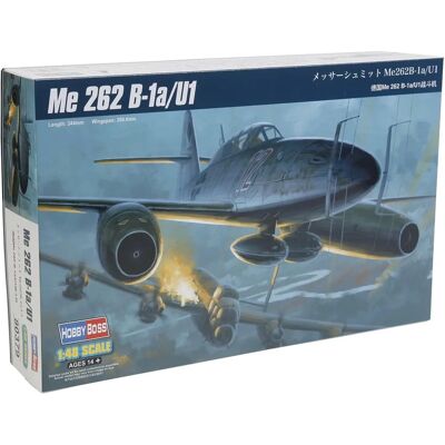Hobby Boss Messerschmitt Me 262B-1a/U1 1:48 - Flugzeugmodellbausatz Hobby Boss Messerschmitt Me 262B-1a/U1 1:48 - Flugzeugmodellbausatz