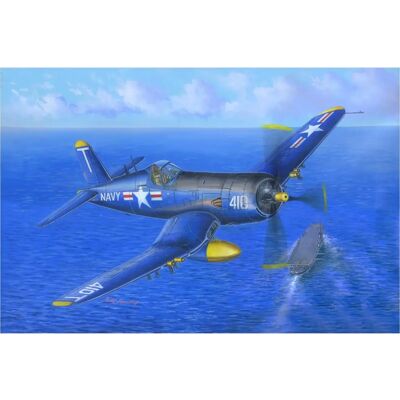 Maquette d'avion Hobby Boss F4U-5 Corsair - Échelle 1:48 - Publicité Maquette d'avion Hobby Boss F4U-5 Corsair - Échelle 1:48 - Publicité