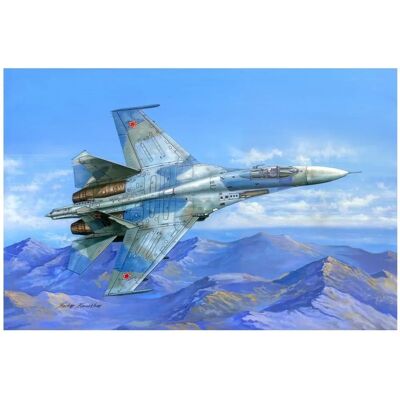 Hobby Boss Su-27 Flanker B 1/48 Modellset - Detaljerat Flygplan Hobby Boss Su-27 Flanker B 1/48 Modellset - Detaljerat Flygplan