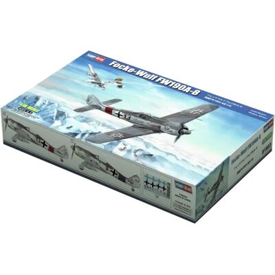 Hobby Boss Fw-190A-8 Modellbausatz - 1:18 Flugzeug - Sammlermodell Hobby Boss Fw-190A-8 Modellbausatz - 1:18 Flugzeug - Sammlermodell