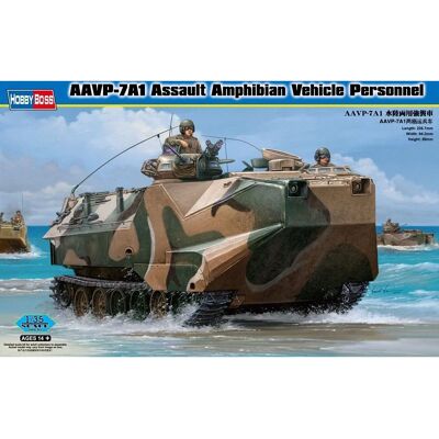 Kit Maquette Militaire Hobby Boss AAVP-7A1 - 1/35 - Publicité Kit Maquette Militaire Hobby Boss AAVP-7A1 - 1/35 - Publicité