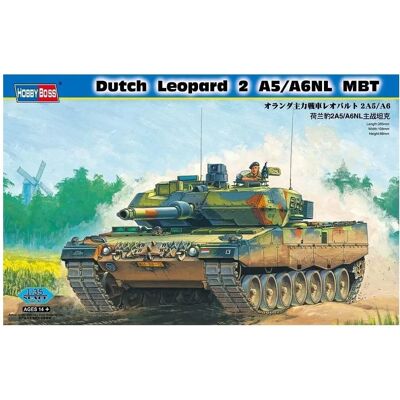 Kit Modèle Militaire Leopard 2 A5/A6NL - 1/35 - Hobby Boss - Publicité Kit Modèle Militaire Leopard 2 A5/A6NL - 1/35 - Hobby Boss - Publicité