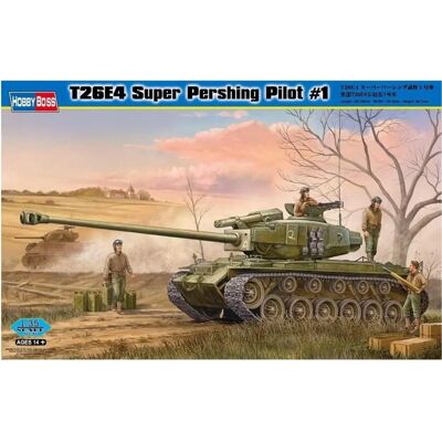 Kit de Modèle Hobby Boss T26E4 Super Pershing - 1/35 Véhicule Militaire - Publicité Kit de Modèle Hobby Boss T26E4 Super Pershing - 1/35 Véhicule Militaire - Publicité