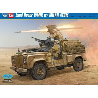 Hobby Boss Land Rover WMIK - Maquette militaire 1/35 - Publicité Hobby Boss Land Rover WMIK - Maquette militaire 1/35 - Publicité
