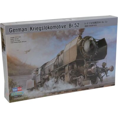 Hobby Boss Tysk Kriegslokomotiv Br52 Skala 1:72 Modellbyggsats - Hobb82901 Hobby Boss Tysk Kriegslokomotiv Br52 Skala 1:72 Modellbyggsats - Hobb82901