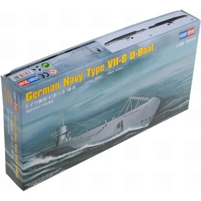 Kit de Modèle DKM Type VIIB U-Boat - Échelle 1:350 - Publicité Kit de Modèle DKM Type VIIB U-Boat - Échelle 1:350 - Publicité