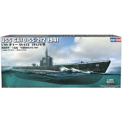 Hobby Boss USS GATO SS-212 1941 U-Boot Bausatz - Maßstab 1:350 Hobby Boss USS GATO SS-212 1941 U-Boot Bausatz - Maßstab 1:350
