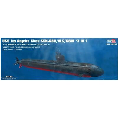 Kit maquette de bateau USS Los Angeles SSN-688 - Échelle 1/350 - Publicité Kit maquette de bateau USS Los Angeles SSN-688 - Échelle 1/350 - Publicité