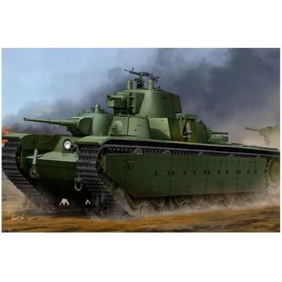 Hobby Boss Soviet T-35 Heavy Tank Model Kit - Military Vehicle Hobby Boss Soviet T-35 Heavy Tank Model Kit - Military Vehicle