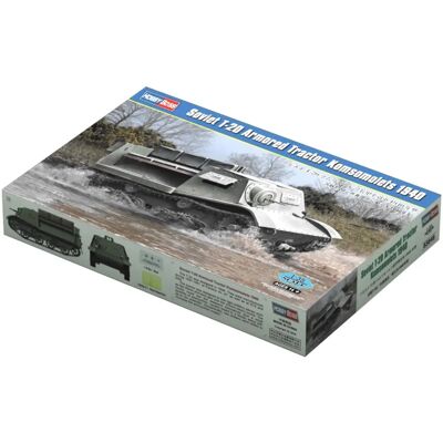 Hobby Boss Tracteur blindé T-20 soviétique 1940 - Kit modèle militaire - Publicité Hobby Boss Tracteur blindé T-20 soviétique 1940 - Kit modèle militaire - Publicité