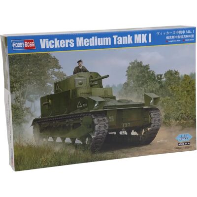 Hobby Boss Vickers Mk I Panzer Bausatz - 1:35 Militärmodell Hobby Boss Vickers Mk I Panzer Bausatz - 1:35 Militärmodell