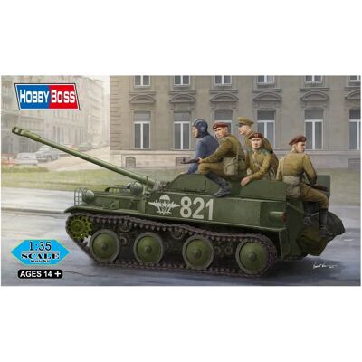 Maquette militaire ASU-57 tank 1/35 Hobby Boss - Publicité Maquette militaire ASU-57 tank 1/35 Hobby Boss - Publicité