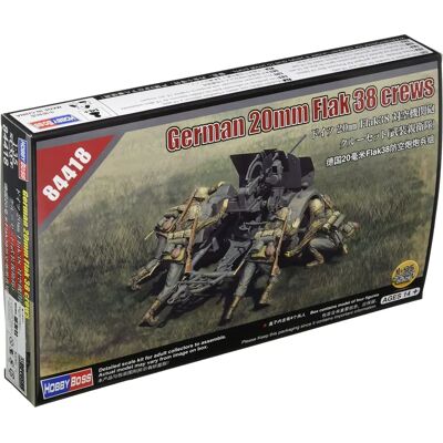 Hobby Boss 1:35 Militair Modellen Kit - Duitse 20mm Flak 38 Vroeg met Waffen SS Bemanning Hobby Boss 1:35 Militair Modellen Kit - Duitse 20mm Flak 38 Vroeg met Waffen SS Bemanning