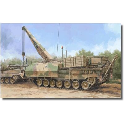 Hobby Boss Bergepanzer BPz3A1 Buffalo ARV Modellbausatz - 1:35 Militärfahrzeug Hobby Boss Bergepanzer BPz3A1 Buffalo ARV Modellbausatz - 1:35 Militärfahrzeug
