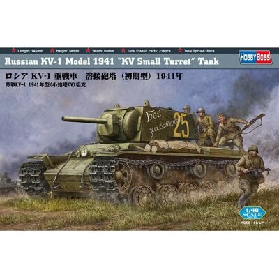 Hobby Boss Russische KV-1 1941 - Militärmodellbausatz - 1:48 Hobby Boss Russische KV-1 1941 - Militärmodellbausatz - 1:48