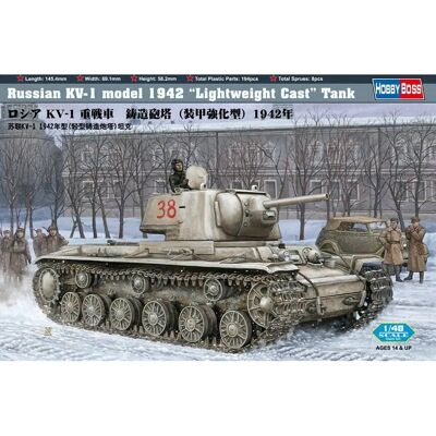 Hobby Boss Russian KV-1 Lightweight Military Model Kit - 1:48 Scale Hobby Boss Russian KV-1 Lightweight Military Model Kit - 1:48 Scale