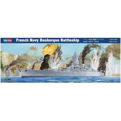 Kit modèle du cuirassé Dunkerque de la Marine Française - 1:350 - Publicité Kit modèle du cuirassé Dunkerque de la Marine Française - 1:350 - Publicité