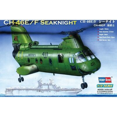 Kit Maquette Boeing CH-46E/F Sea Knight - 1/72 - Hobby Boss - Publicité Kit Maquette Boeing CH-46E/F Sea Knight - 1/72 - Hobby Boss - Publicité