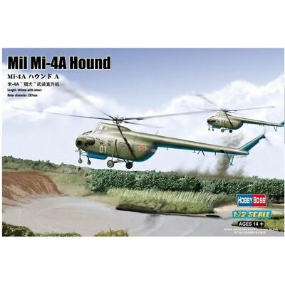 Hobby Boss Maquette Mil Mi-4A Hound A - Échelle 1/72 Hobby Boss Maquette Mil Mi-4A Hound A - Échelle 1/72