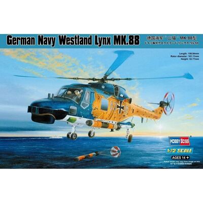 Maquette Hobby Boss Westland Lynx Mk.88 - 1/72 - Avion Militaire - Publicité Maquette Hobby Boss Westland Lynx Mk.88 - 1/72 - Avion Militaire - Publicité