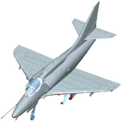 Maquette A-4F Sky Hawk Hobby Boss - 1:72 - Avion - Publicité Maquette A-4F Sky Hawk Hobby Boss - 1:72 - Avion - Publicité