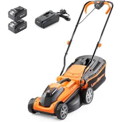 LawnMaster MX 24V 34cm Cordless Lawn Mower - Powerful Lithium Ion LawnMaster MX 24V 34cm Cordless Lawn Mower - Powerful Lithium Ion