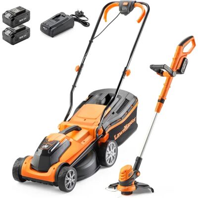LawnMaster MX 24V Cordless Lawn Mower & Grass Trimmer Combo LawnMaster MX 24V Cordless Lawn Mower & Grass Trimmer Combo