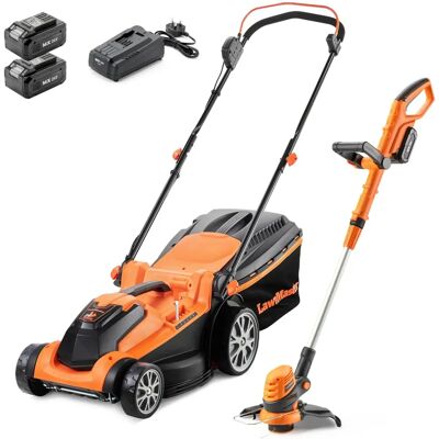 LawnMaster MX 24V Cordless Mower & Trimmer Set with Spare Battery LawnMaster MX 24V Cordless Mower & Trimmer Set with Spare Battery