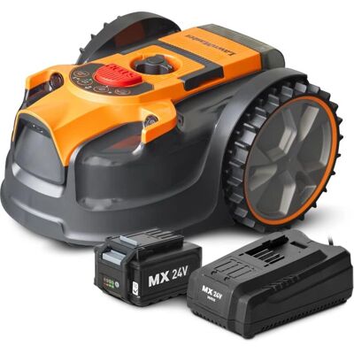 Tondeuse robot sans fil 24V Lawnmaster - Facile et autonome - Publicité Tondeuse robot sans fil 24V Lawnmaster - Facile et autonome - Publicité