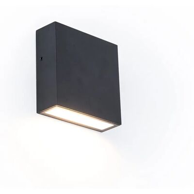 Lutec Lampada da Parete Nera - LED Esterno 9W - Resistente IP54 Lutec Lampada da Parete Nera - LED Esterno 9W - Resistente IP54
