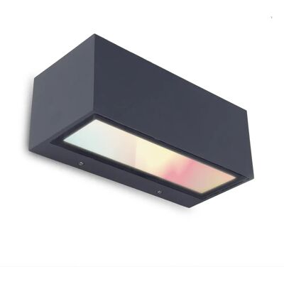 Lutec GEMINI Inteligentna Lampa Zewnętrzna na Ścianę - RGB i Ciepła Biała IP54 Lutec GEMINI Inteligentna Lampa Zewnętrzna na Ścianę - RGB i Ciepła Biała IP54