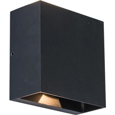 Lutec GEMINI 5104003012 Faretto da Muro Nero - Illuminazione Esterna Lutec GEMINI 5104003012 Faretto da Muro Nero - Illuminazione Esterna