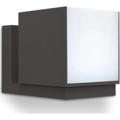 Lutec CUBA Applique Murale - Rotative 350°, IP54, 12.2W LED, Anthracite - Publicité Lutec CUBA Applique Murale - Rotative 350°, IP54, 12.2W LED, Anthracite - Publicité