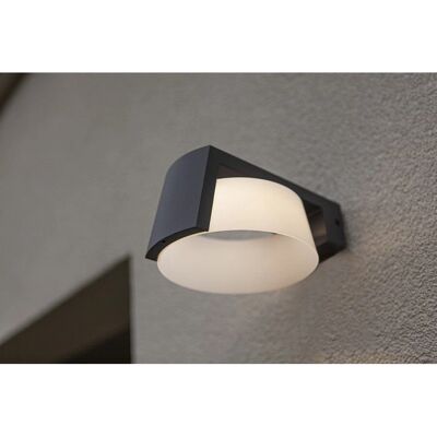 Lutec Moon Lampada da Parete IP44 11,1W LED Grigia Lutec Moon Lampada da Parete IP44 11,1W LED Grigia