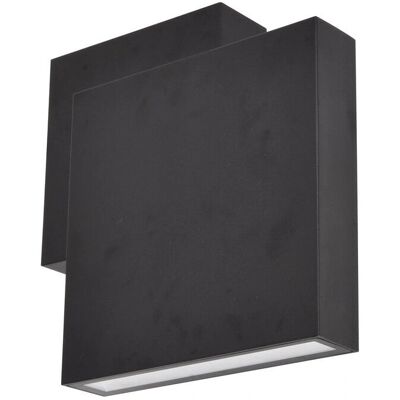 Lutec RIALTO Faretti da Parete - IP44 Alluminio Nero Lutec RIALTO Faretti da Parete - IP44 Alluminio Nero