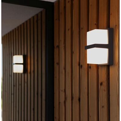 Lutec Stela Lampada da Parete Esterno - 14W, Antracite Lutec Stela Lampada da Parete Esterno - 14W, Antracite