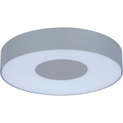 Lutec Ublo Lampada da Soffitto - LED 16W, Argento, Rotonda Lutec Ublo Lampada da Soffitto - LED 16W, Argento, Rotonda